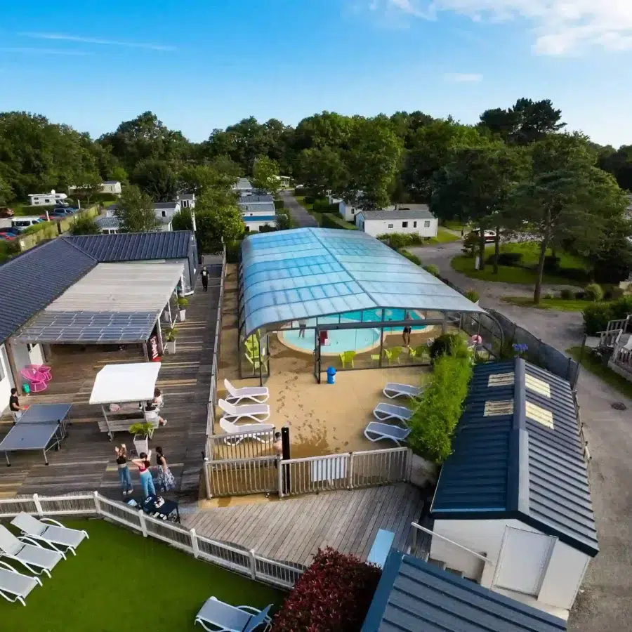 Camping avec piscine près de Lorient.